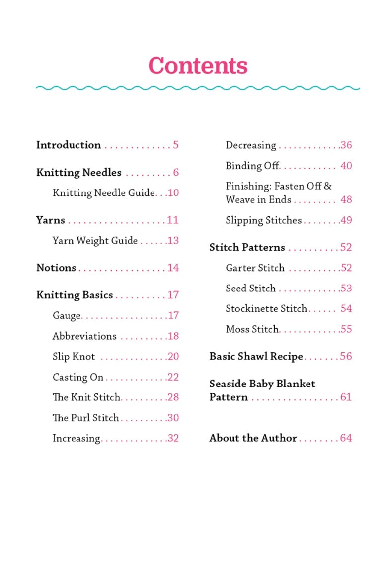 Pocket Guide to Knitting