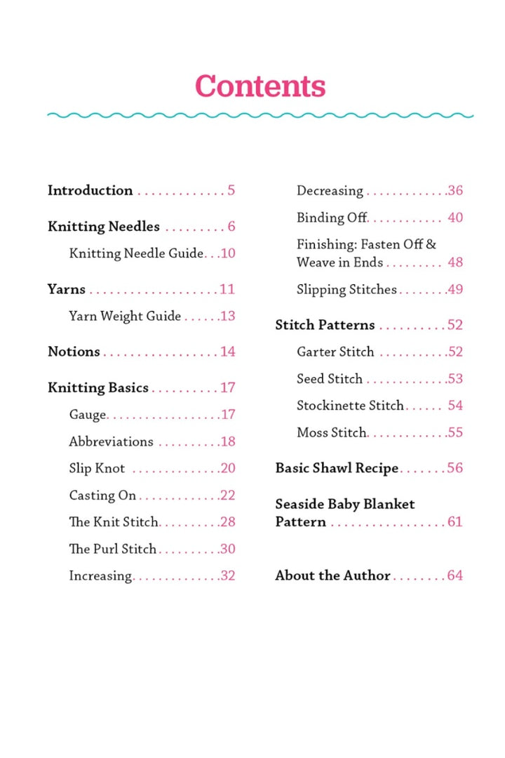 Pocket Guide to Knitting