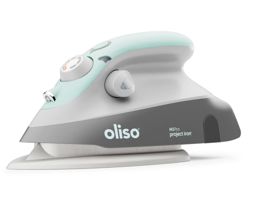 Oliso Mini Iron With Trivet Aqua