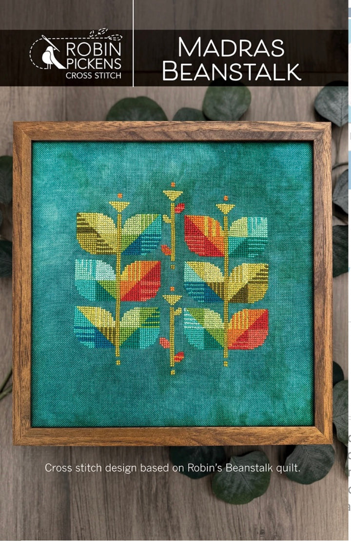 Madras Beanstalk Cross Stitch Pattern