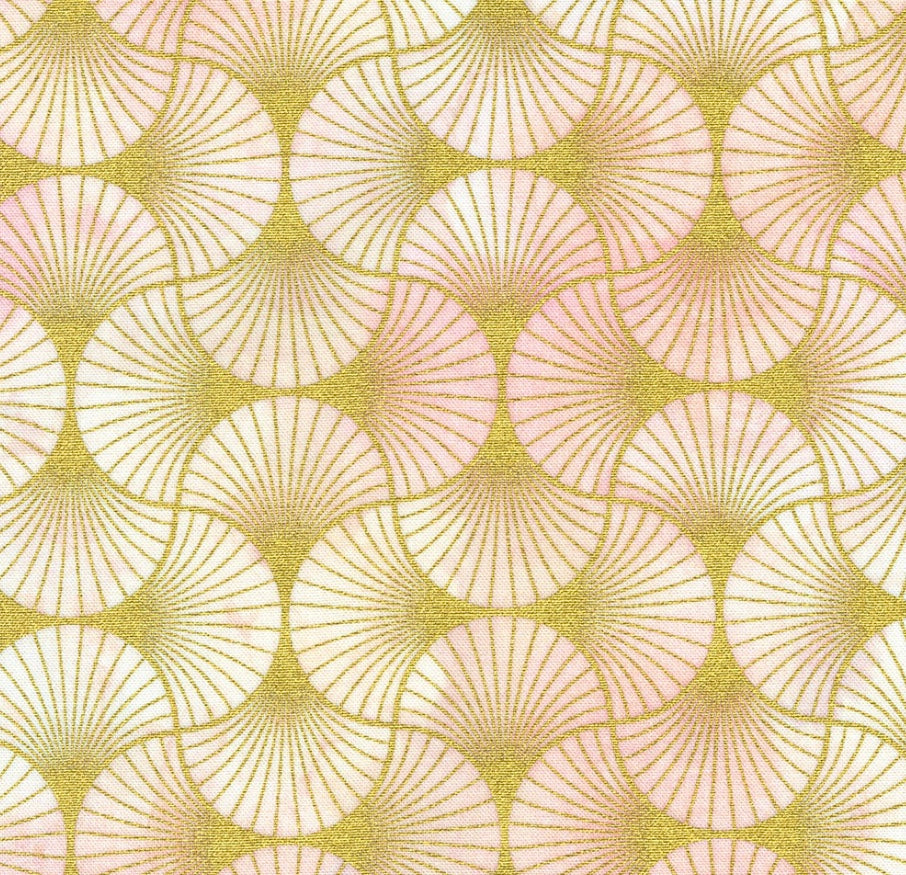 Golden Vibes by the 1/4 Yard - Blush