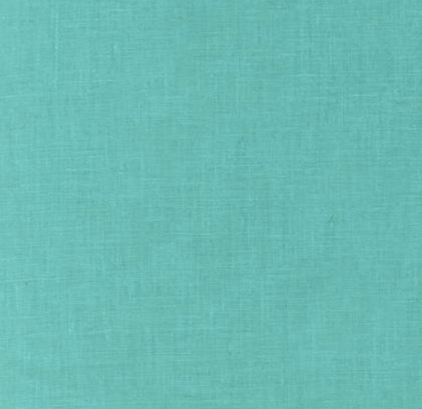 Essex Linen Solid by the 1/4 Yard - Medium Aqua