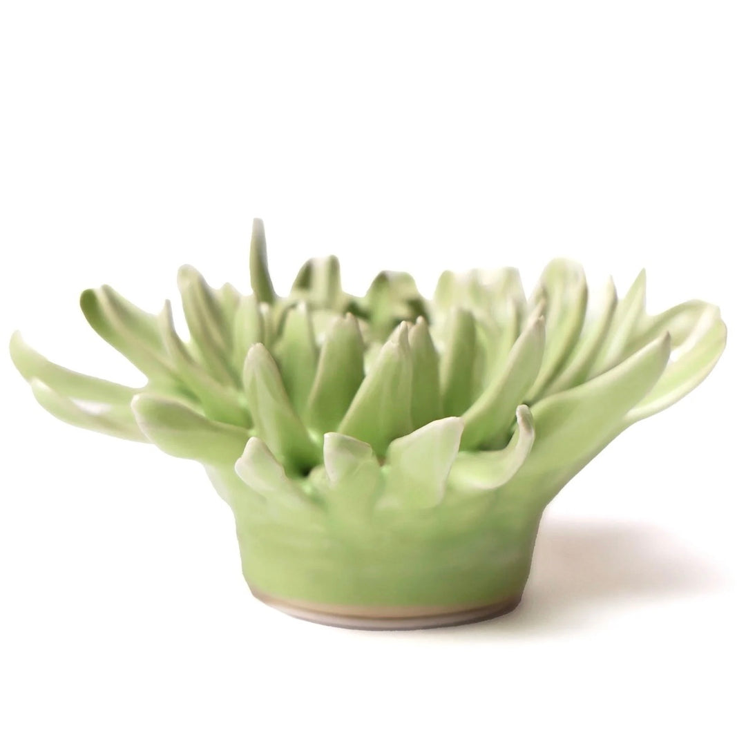 Ceramic Flowers Light Green Flower