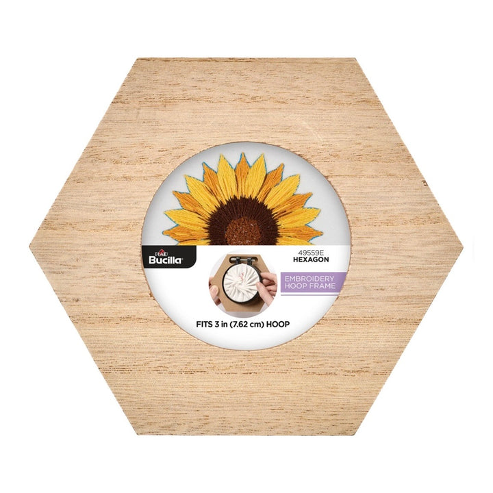 Bucilla Hoop Display 3" Hexagon