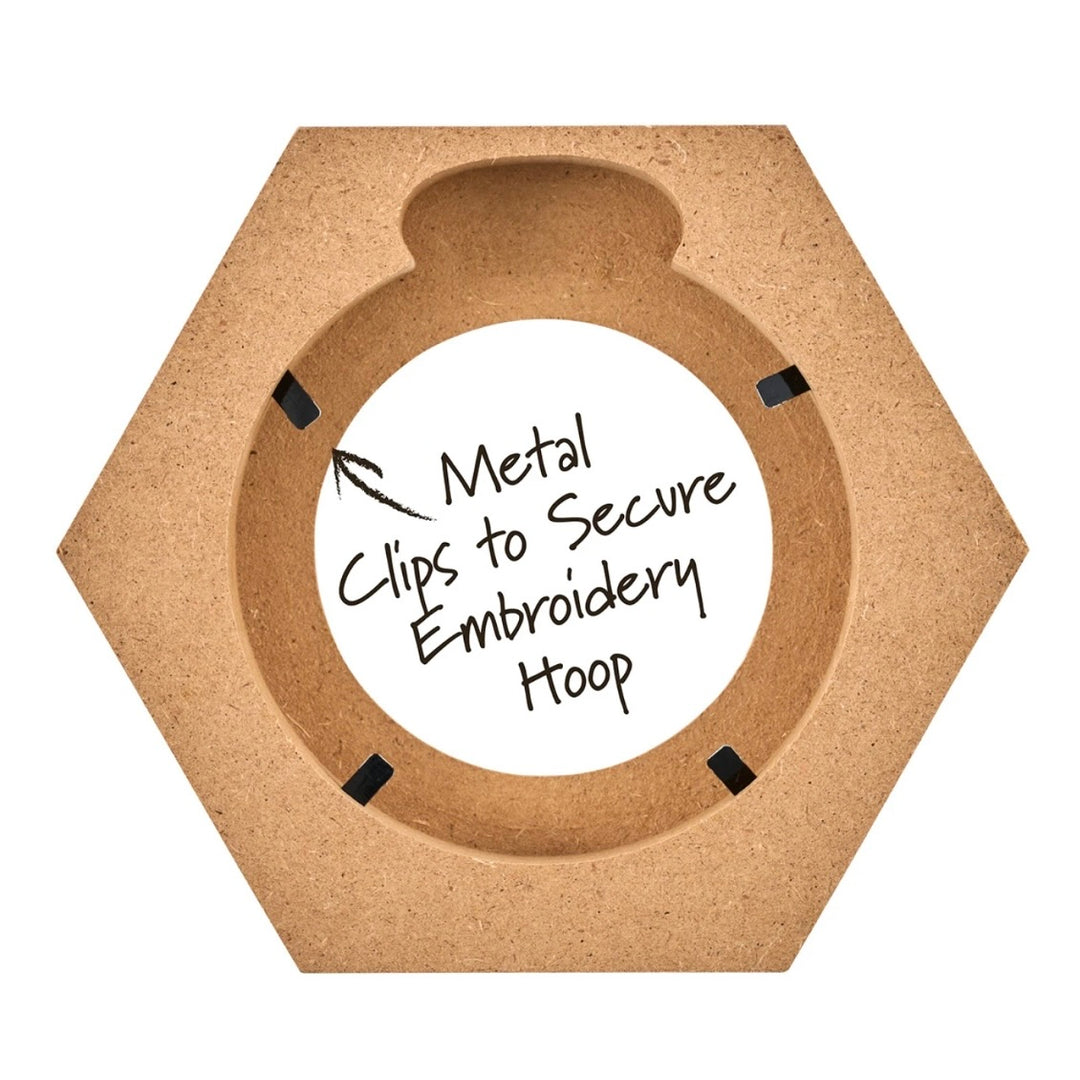 Bucilla Hoop Display 3" Hexagon