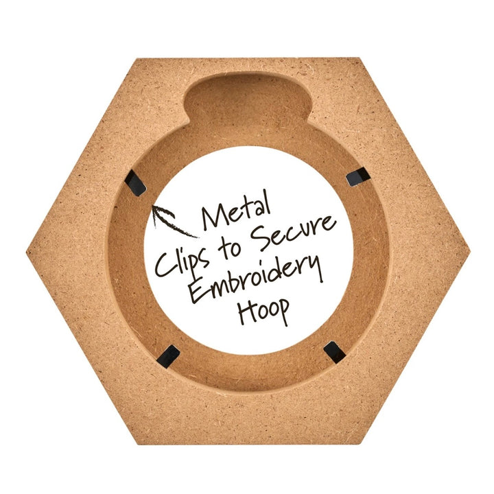 Bucilla Hoop Display 3" Hexagon