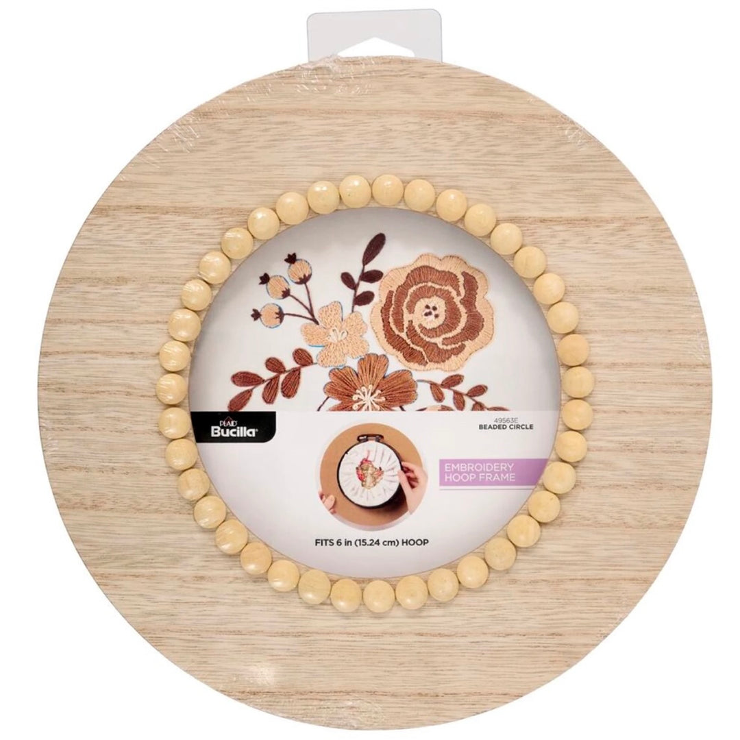 Bucilla Hoop Display 6" Beaded Circle