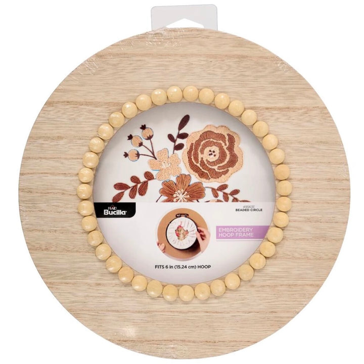 Bucilla Hoop Display 6" Beaded Circle