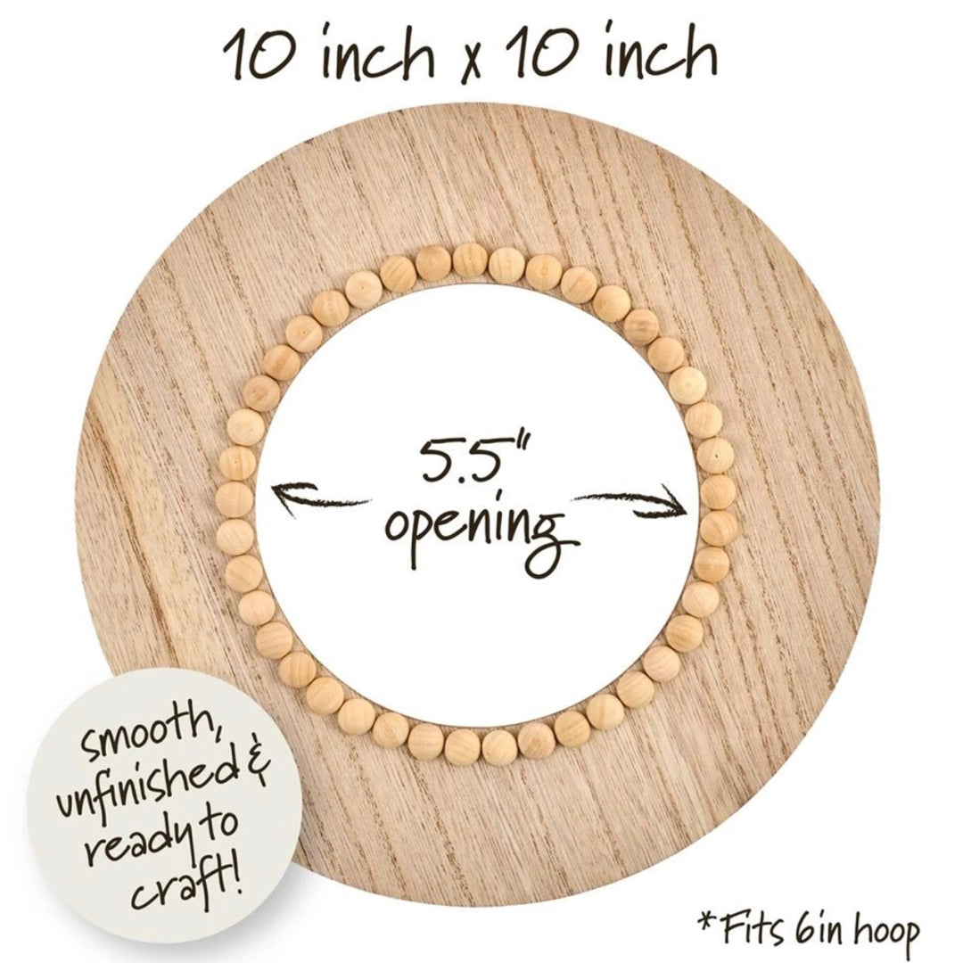 Bucilla Hoop Display 6" Beaded Circle