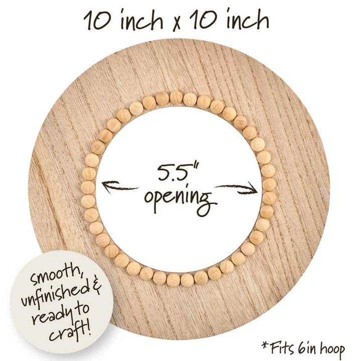 Bucilla Hoop Display 6" Beaded Circle