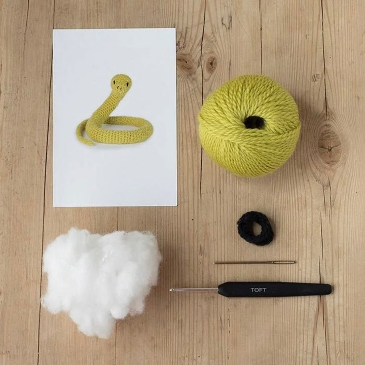 Mini Atticus the Snake Crochet Kit