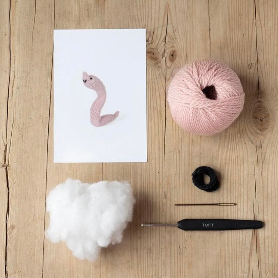 Milton the Earthworm Crochet Kit