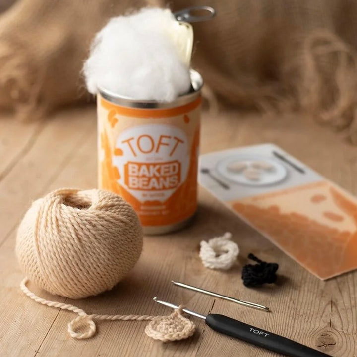 Baked Beans in a Can Crochet Kit