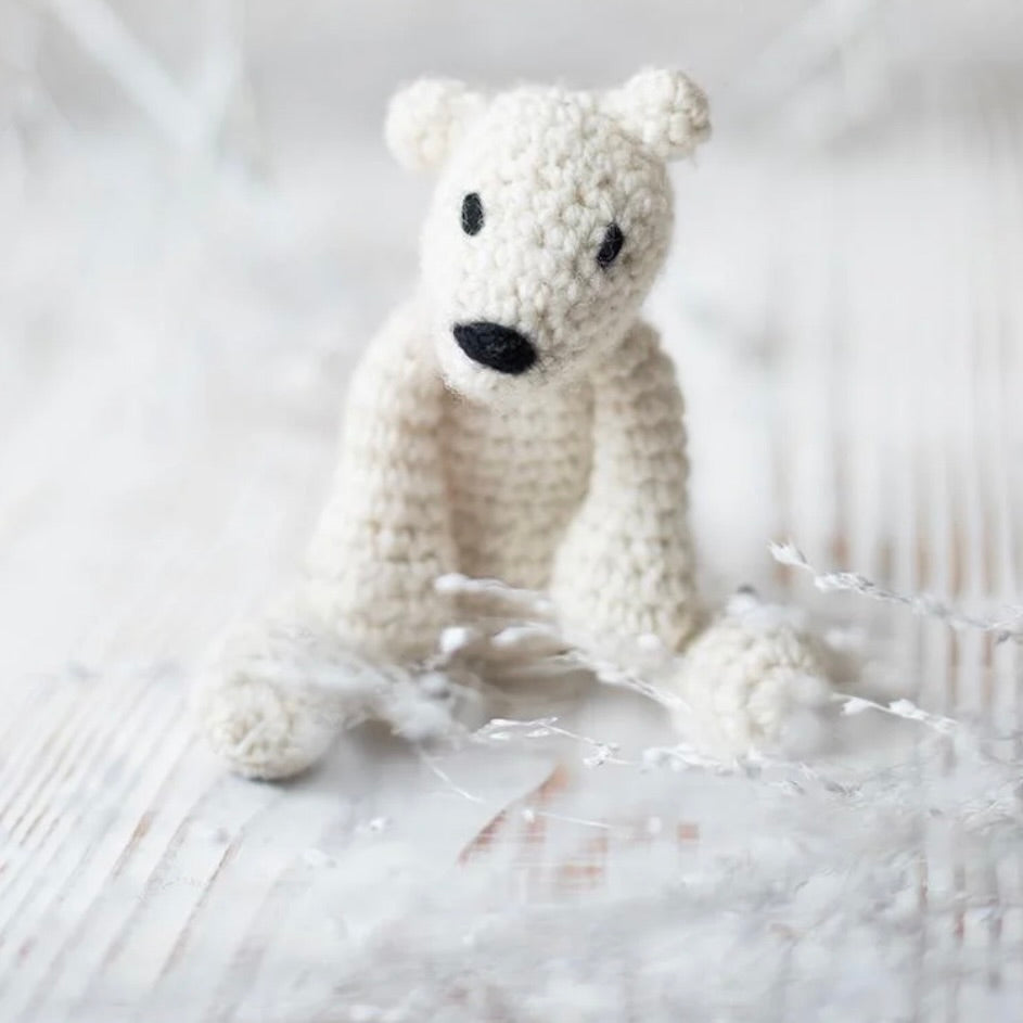 Mini Piotr the Polar Bear Crochet Kit