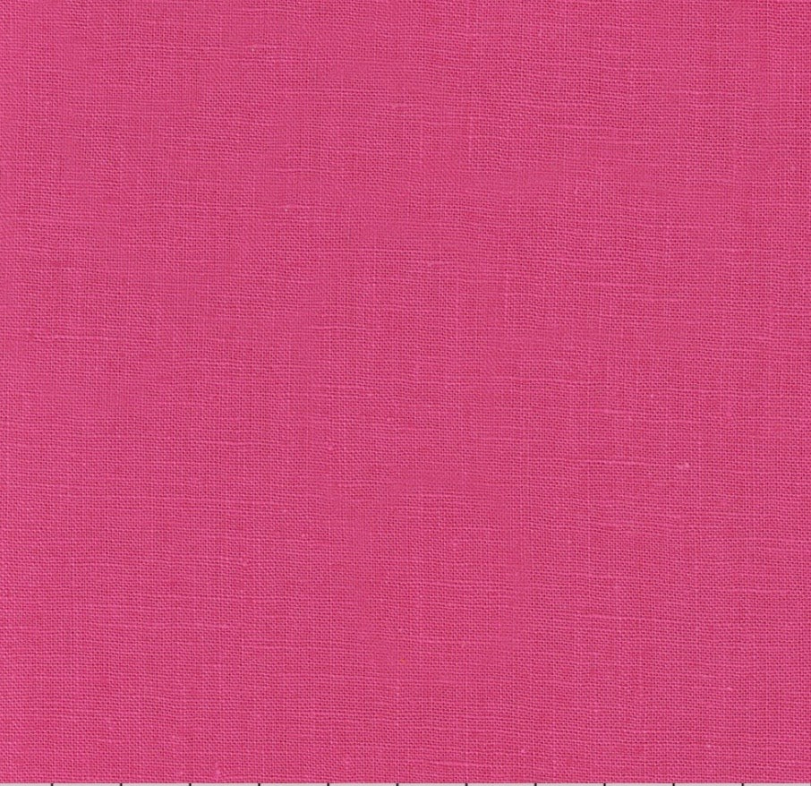 Essex Linen Solid by the 1/4 Yard - Hot Pink