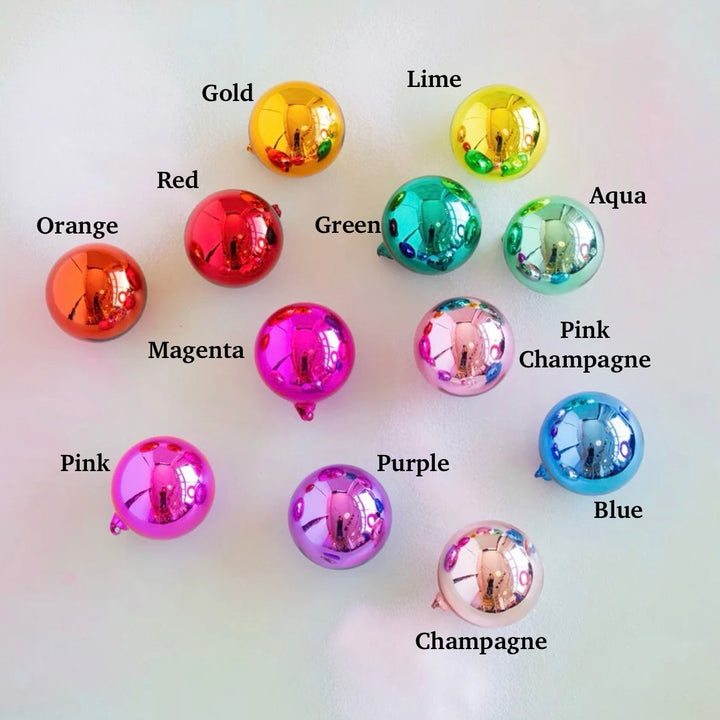Glitterville Rainbow Reflective Ball  4"