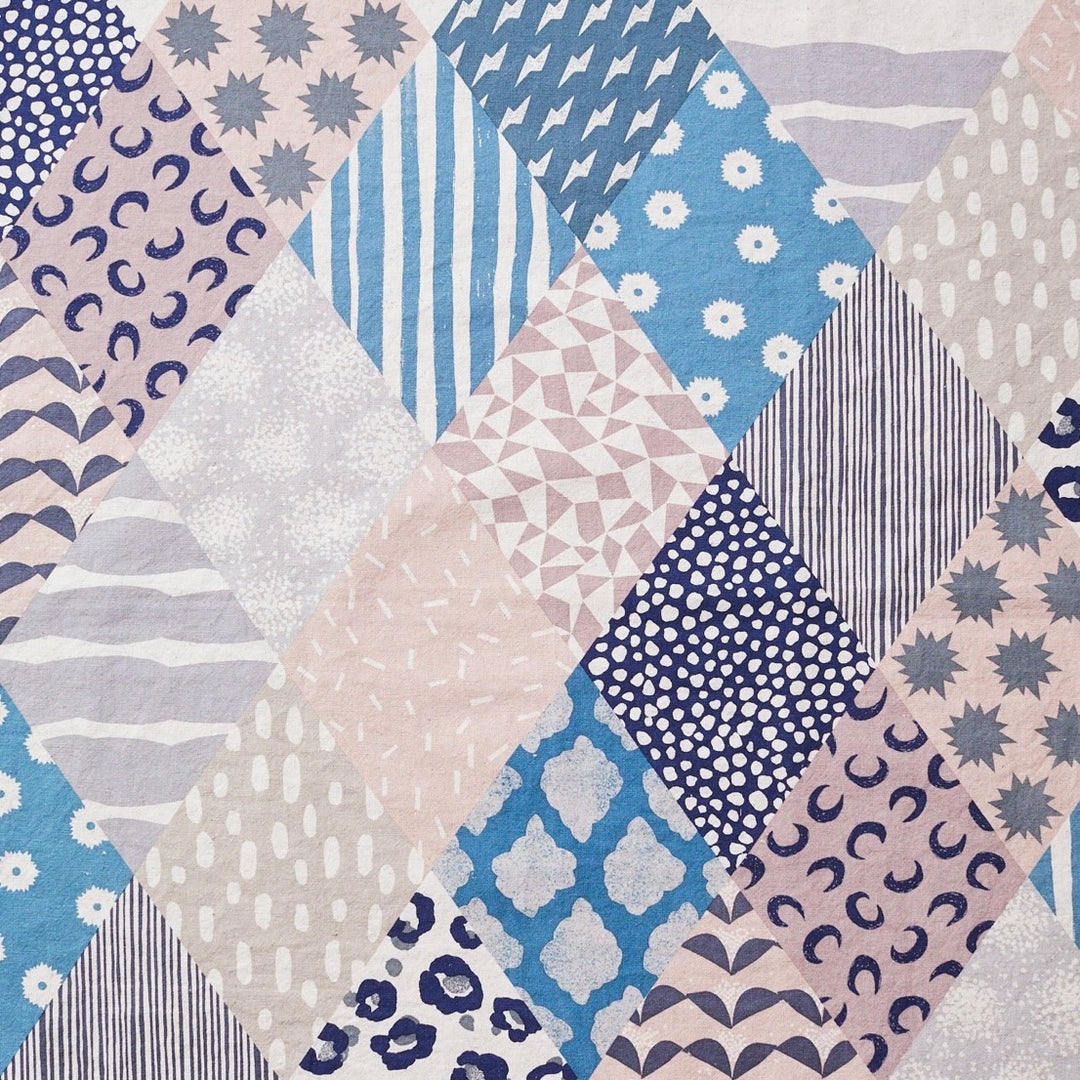 Echino Rhombus Fabric by the 1/4 Yard - Beige