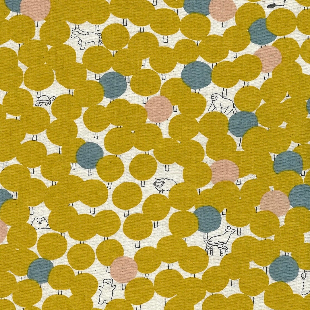 Marble SUD Tree Dot Fabric by the 1/4 Yard - Yellow