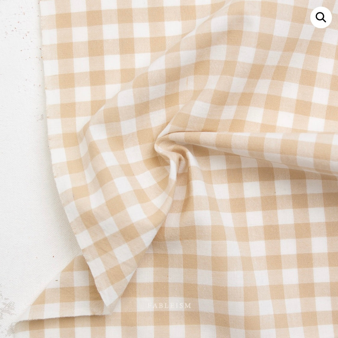 Camp Gingham by the 1/4 Yard - Shortbread