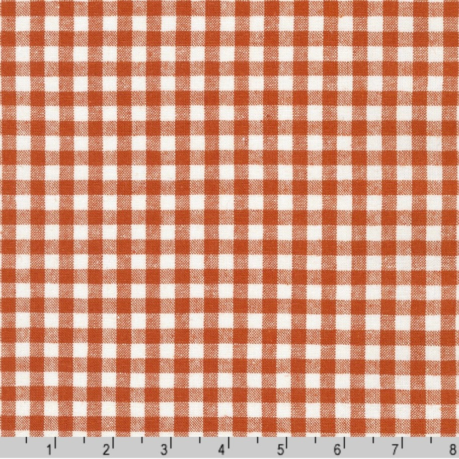 Essex Linen Wovens by the 1/4 Yard - Strawberry Check