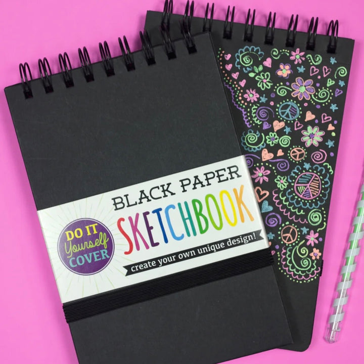 Black DIY Cover Sketchbook