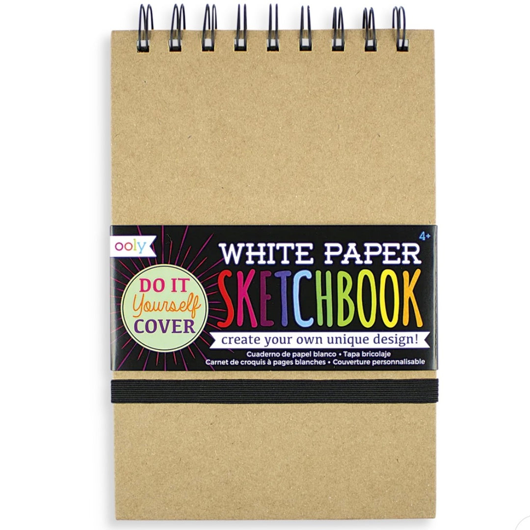 White DIY Sketchbook