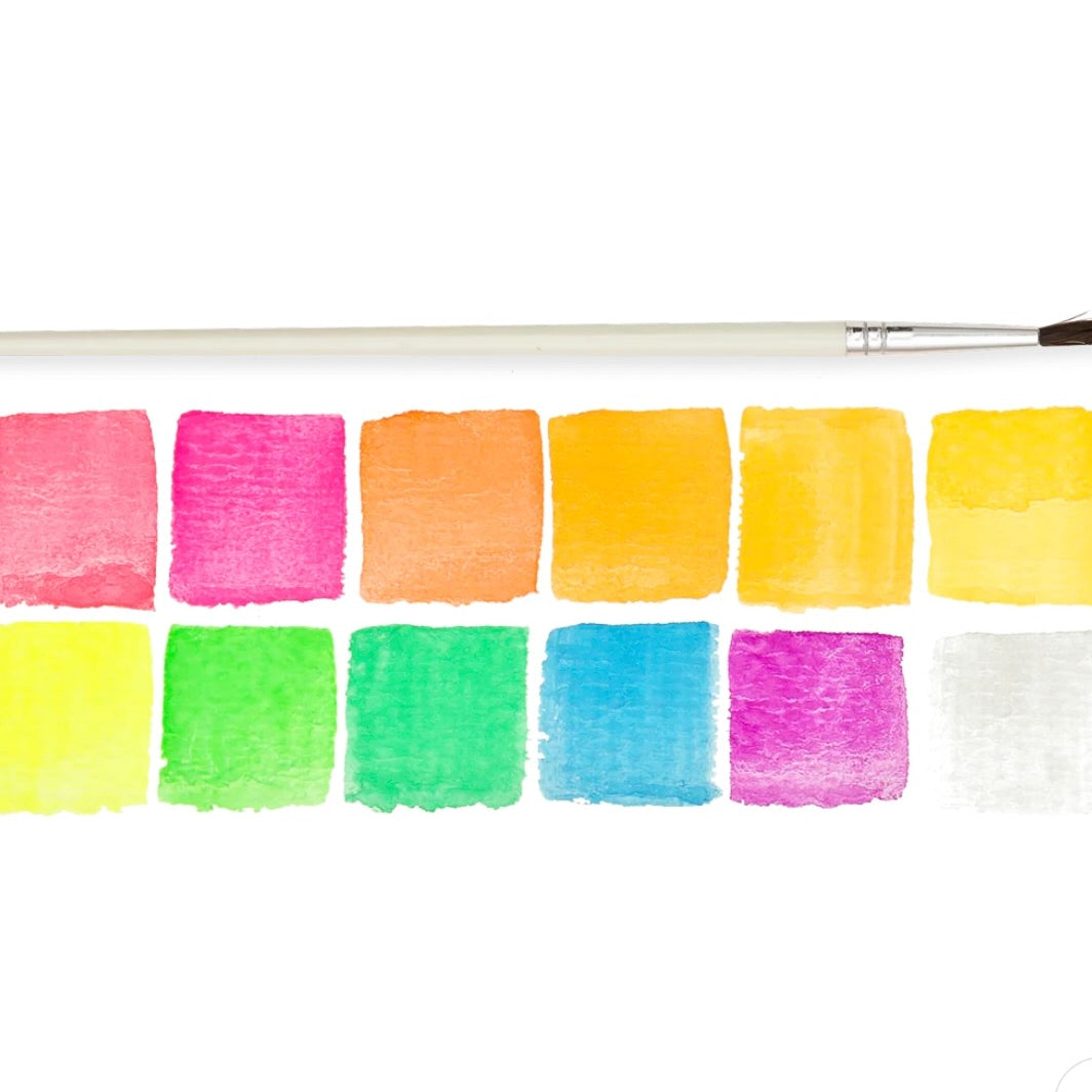 Chroma Blends Watercolor Paint Set ~ Neon