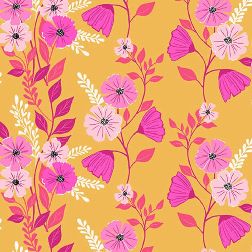 Memories Unfold by the 1/4 Yard - Saffron Martha's Vineyard