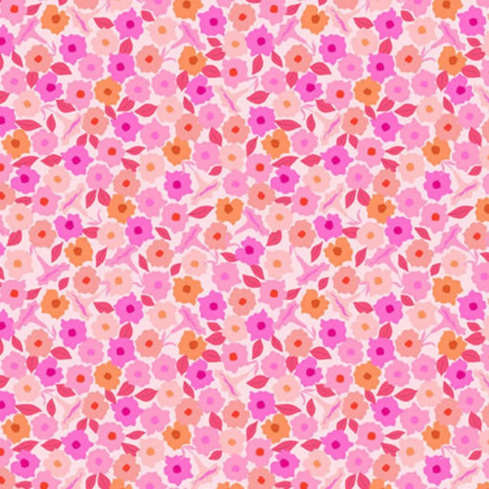 Memories Unfold by the 1/4 Yard - Pink Floret