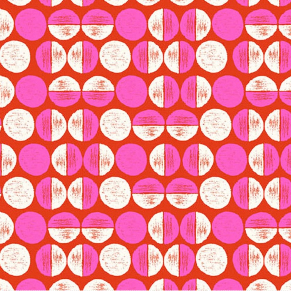 Memories Unfold by the 1/4 Yard - Hot Pink Moonlit