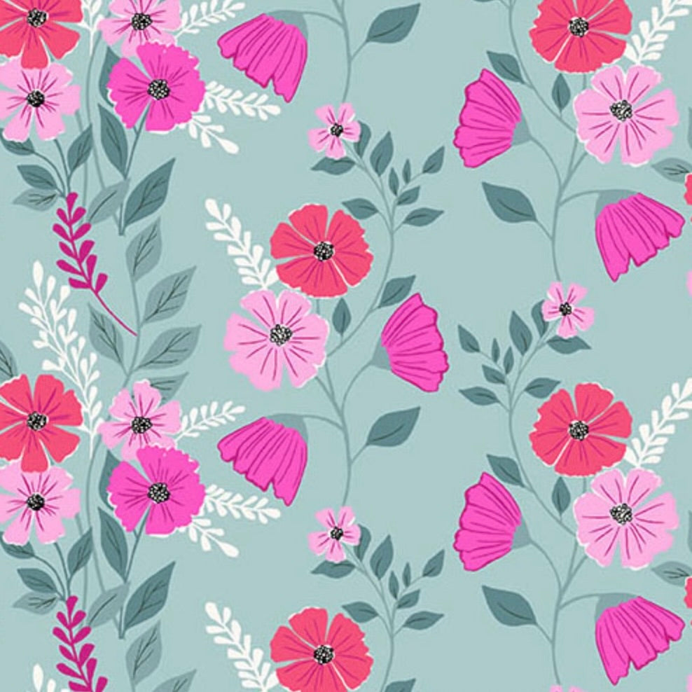 Memories Unfold by the 1/4 Yard - Teal Martha's Vineyard