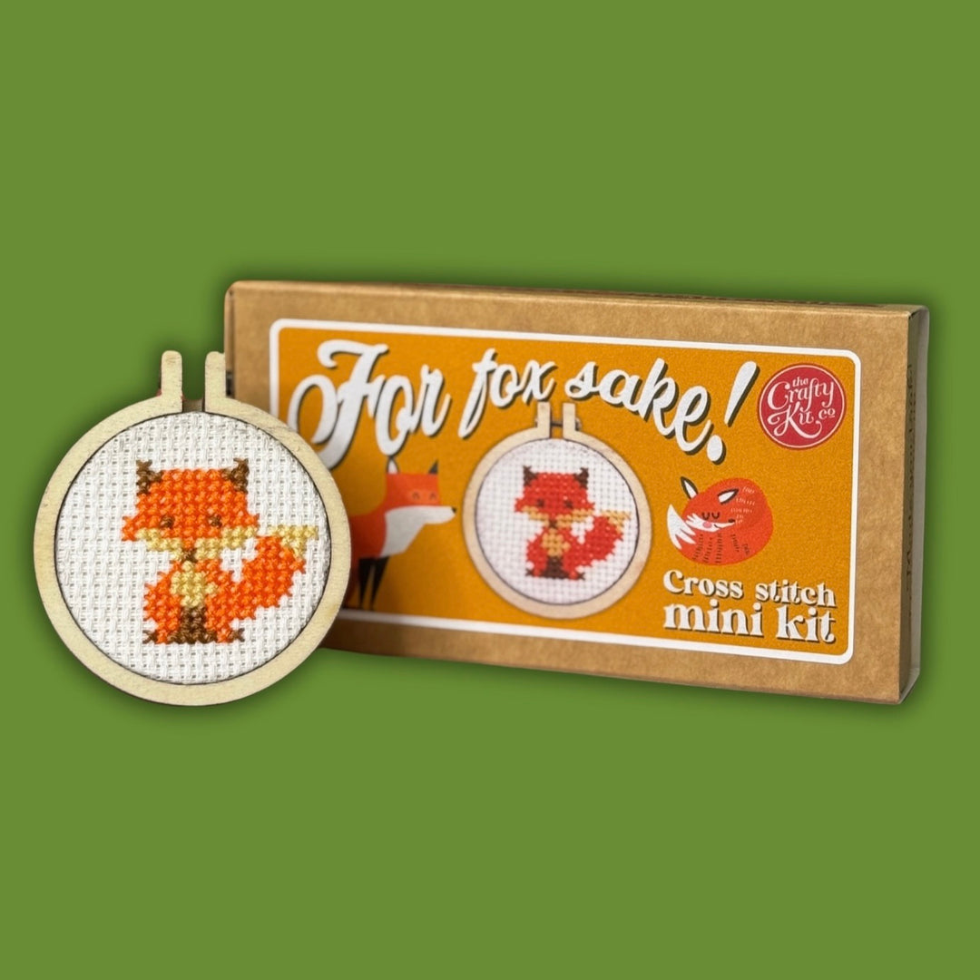 For Fox Sake - Mini Matchbox Cross Stitch Kit