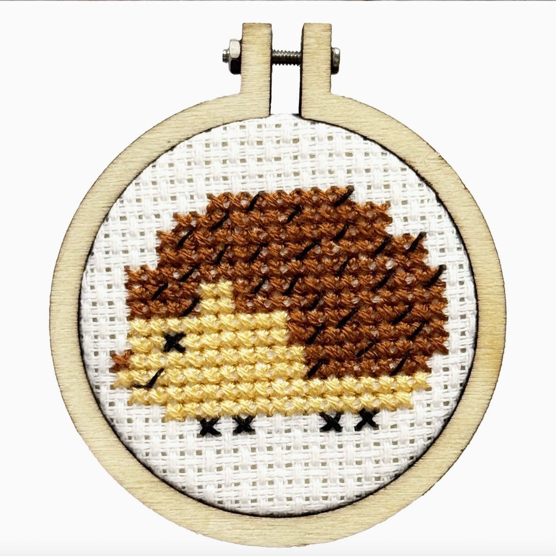 Sending A Hedgehug - Mini Matchbox Cross Stitch Kit