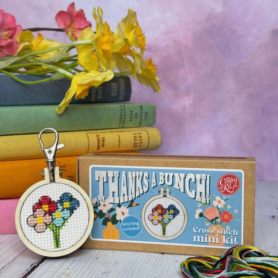 Thanks A Bunch - Mini Matchbox Cross Stitch Kit