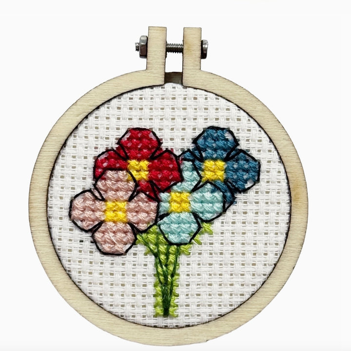 Thanks A Bunch - Mini Matchbox Cross Stitch Kit