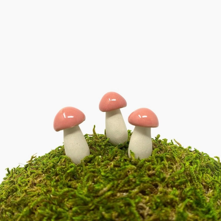 Mini Ceramic Mushrooms