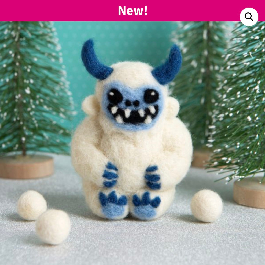 Yeti Mini Needle Felting Kit