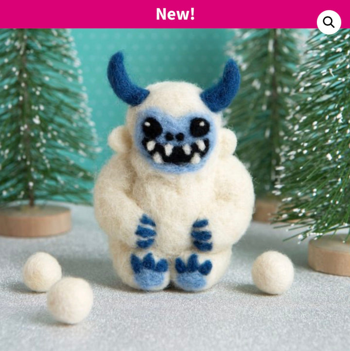 Yeti Mini Needle Felting Kit