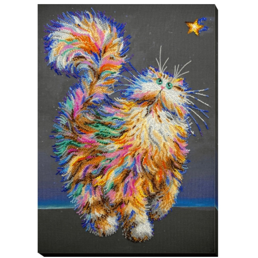 Rainbow Kitty Beading Kit