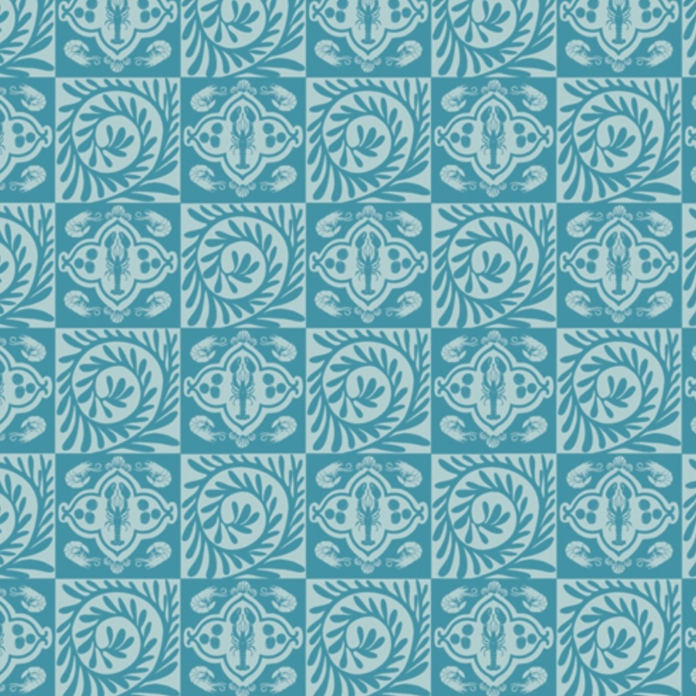 Costeira by the 1/4 Yard - Azulejos Azuis