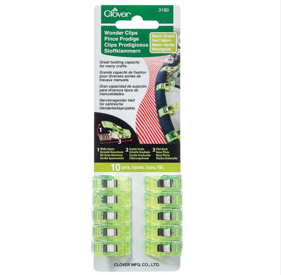 Wonder Clips Neon Green
