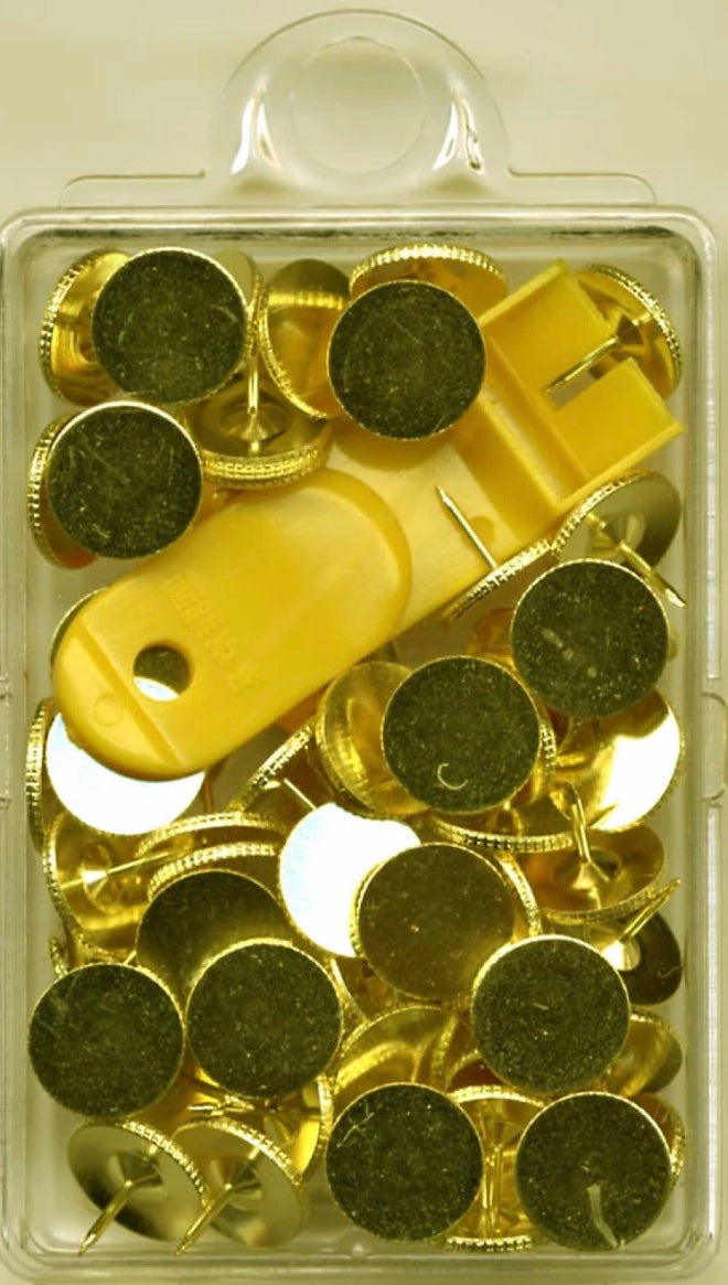 Tacks Brass with Remover