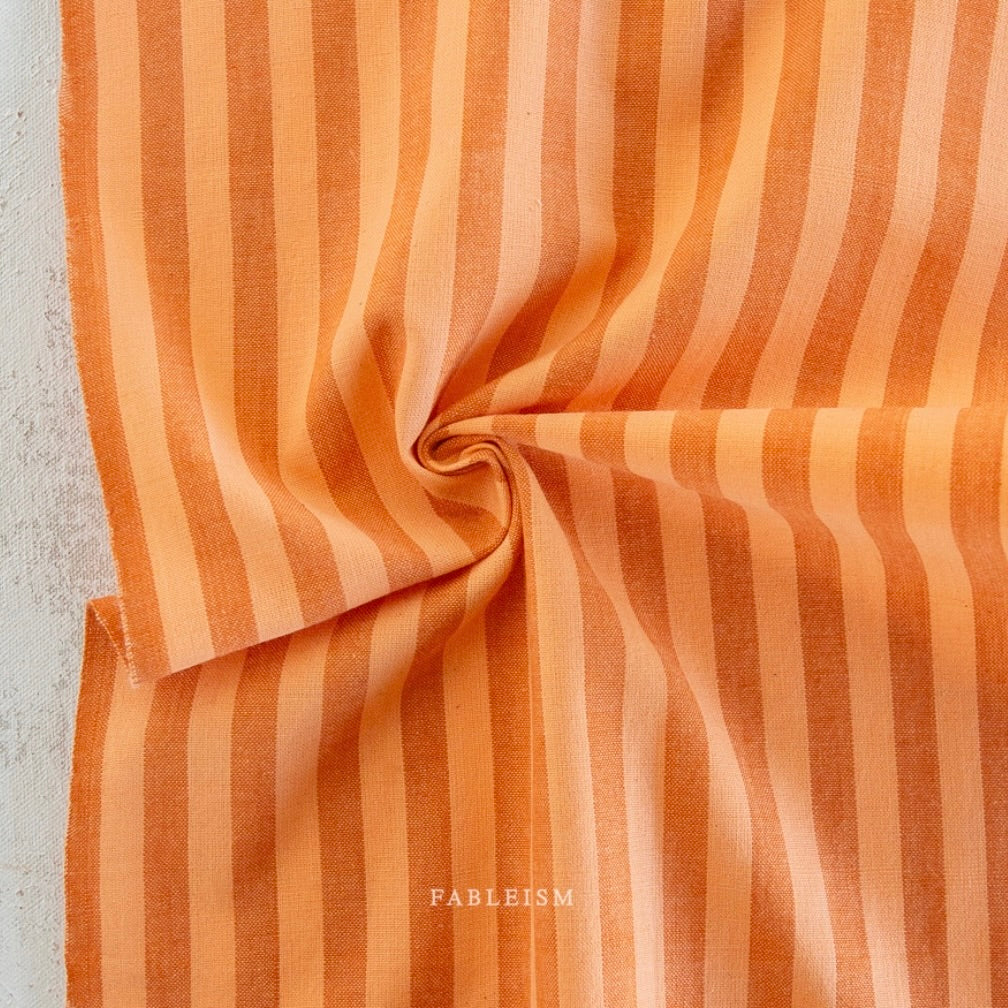 Sun Stripes by the 1/4 Yard - Tangerine