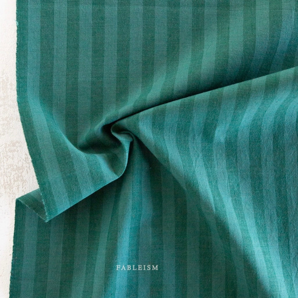 Sun Stripes by the 1/4 Yard - Bottle Green