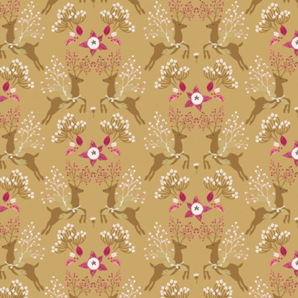 Adventale by the 1/4 Yard - Fawns & Flowers