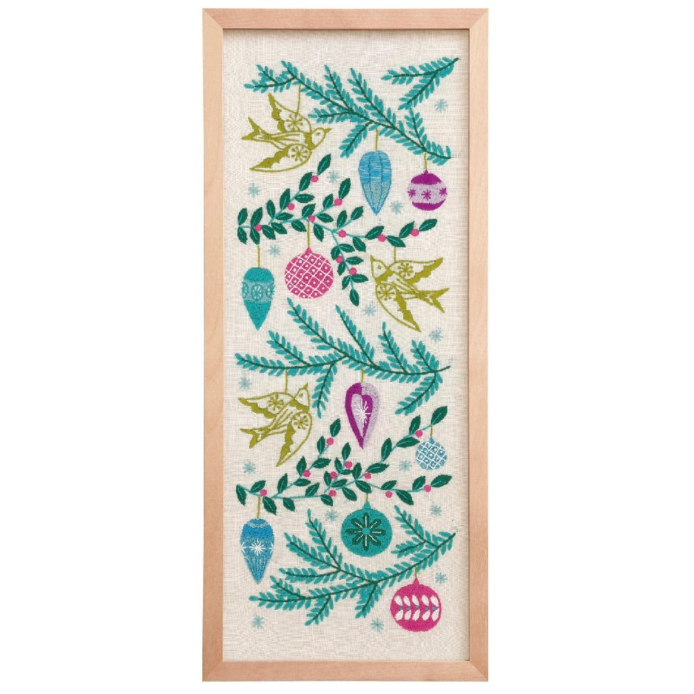Alice Makabe Embroidery Kit - Holiday Bird