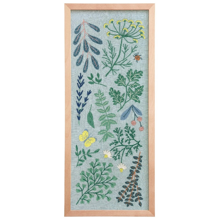 Alice Makabe Embroidery Kit - Herb Garden