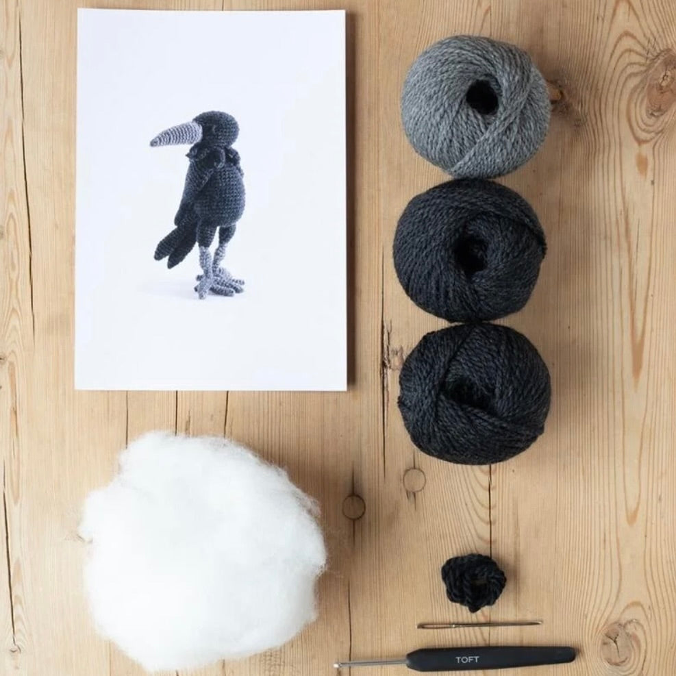 Henry the Raven Crochet Kit