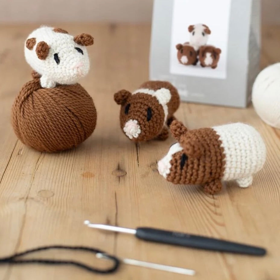 Mini Guinea Pigs Crochet Kit