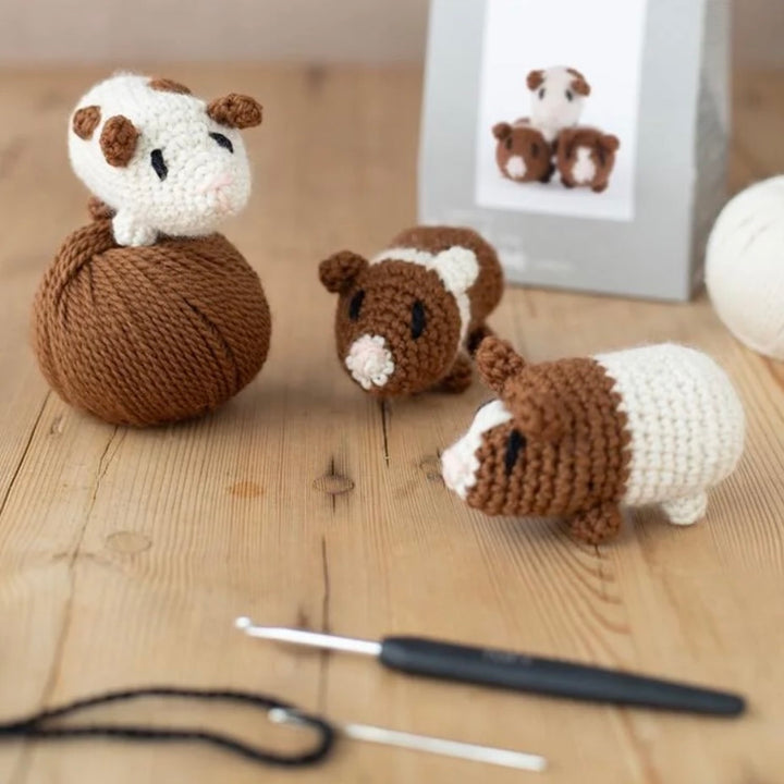 Mini Guinea Pigs Crochet Kit